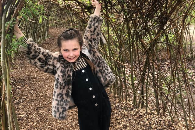 Mia was taken to a GP surgery twice in four hours and despite showing symptoms of Group Strep A her parents were told to take her home (Photo by Irwin Mitchell/SWNS)