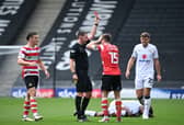 Harry Clifton was shown an early red card