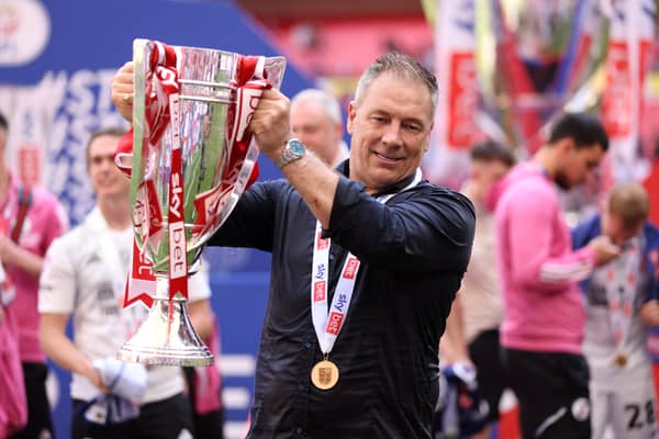 Scott Lindsey led Crawley Town to promotion last season