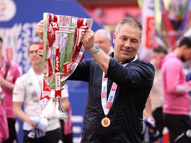 Scott Lindsey took Crawley to promotion last season