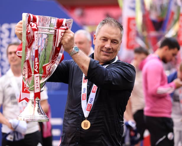 Scott Lindsey took Crawley to promotion last season