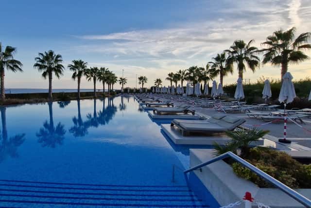 Beachside pool at the TUI Blue Lagoon Palace.