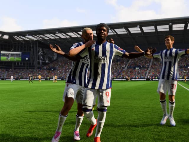 West Brom's kits as well as the Hawthorns feature on the latest edition of EA Sports' popular FC franchise. 