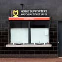 One of the ticket booths at Stadium MK