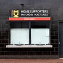 One of the ticket booths at Stadium MK
