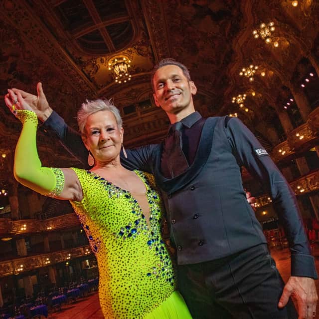 Terri is an amateur ballroom and Latin dancer and has competed in hundreds of competitions
