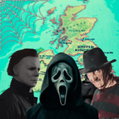 A OnePoll survey of 2,000 Brits has named who the country fears the most from the horror movie world - including which regions of the UK fear who the worst.