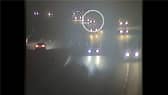 Drug driver stops on busy motorway - forcing HGVs to swerve.