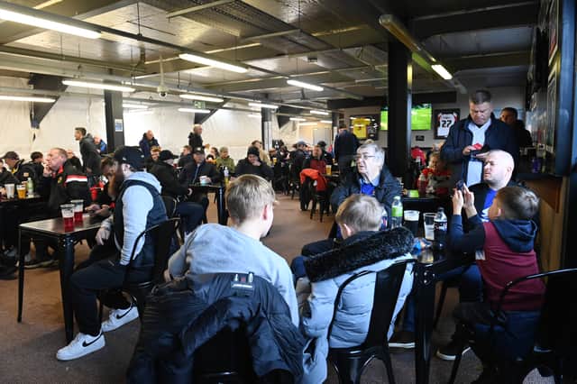 Lewington's supporters bar
