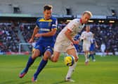 Luke Chadwick played in the first meeting between MK Dons and AFC Wimbledon