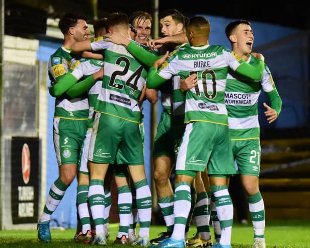 Darragh Burns featured in the 4-1 win over Larne on Thursday night