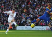 Stephen Gleeson scored the first goal between MK Dons and AFC Wimbledon in spectacular fashion in 2012