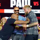 Mike Tyson (L) and Jake Paul (R) will fight in a bout live on Netflix. Photo: TIMOTHY A. CLARY/AFP via Getty Images