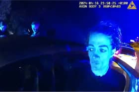 Jade Cosier is arrested.