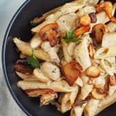 Gareth chose a mushroom pasta dish for one of his four meals