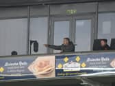 Scott Lindsey watched on from the gantry on Saturday