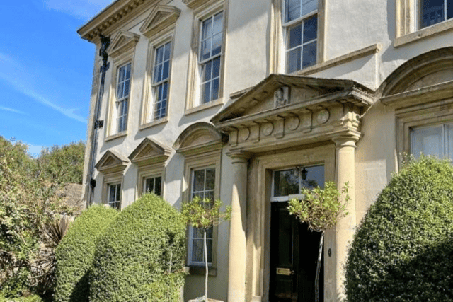 The stunning architecture that is set to greet people who have the chance to stay at Bowlish House.