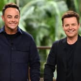 I’m a Celeb hosts Ant and Dec. Photo by ITV.
