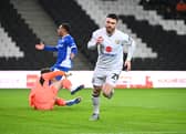 Scott Hogan needed just 12 seconds to open the scoring against Chesterfield