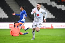 Scott Hogan needed just 12 seconds to open the scoring against Chesterfield
