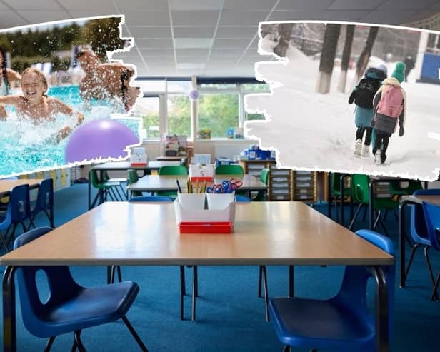 English schoolchildren have plenty of holidays to look forwards to throughout the year