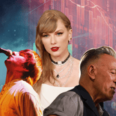 Who was the best-selling musician who toured in the UK in 2024, and by how much did they beat second place by?