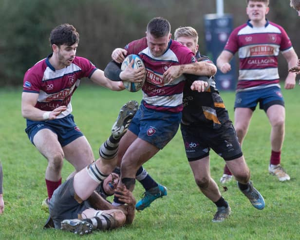 Winger Harry Needham on the charge (Pic: @zrjphoto)