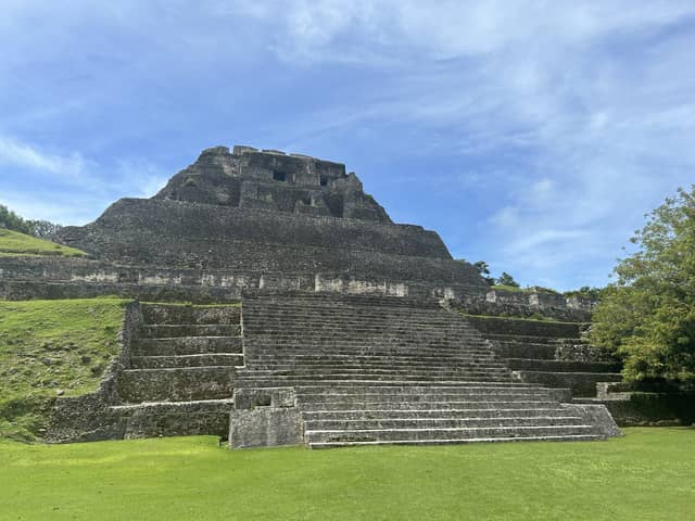 The Xunantunich ruins in Belize