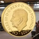 The £1,000 coin is made from solid fine gold