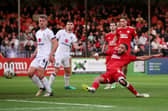 Jay Williams scored in both legs of Crawley's play-off win over MK Dons