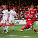 Jay Williams scored in both legs of Crawley's play-off win over MK Dons