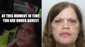 Police find 9kg of cocaine worth up to £750k in Linda Lawrence's car boot.