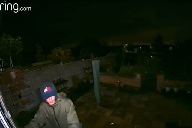 Dylan Stone breaks into home.