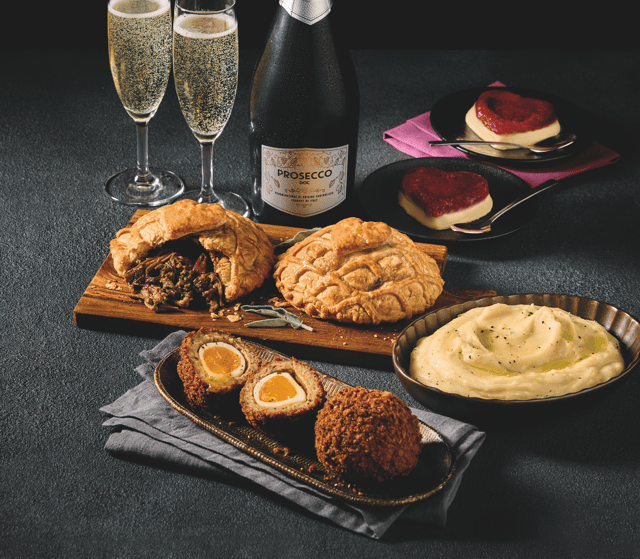 Morrisons is launching a three-course premium dining experience meal deal for Valentine’s Day 2025. Photo by Morrisons.