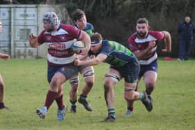 Bletchley prop Joshua Sprules charging through