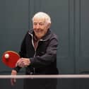 92-year-old table tennis player Ivan Pedley.