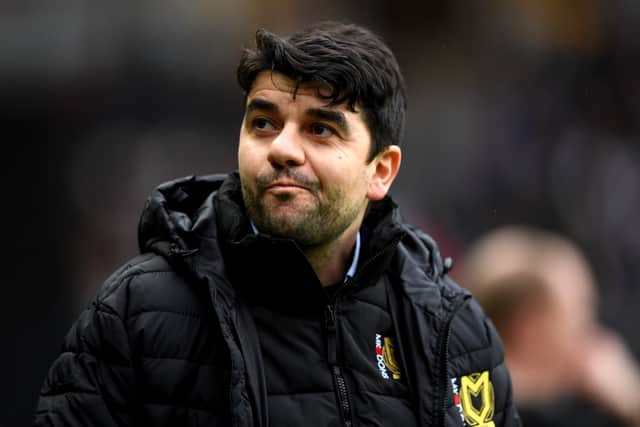 Dan Micciche lasted four months in charge of MK Dons