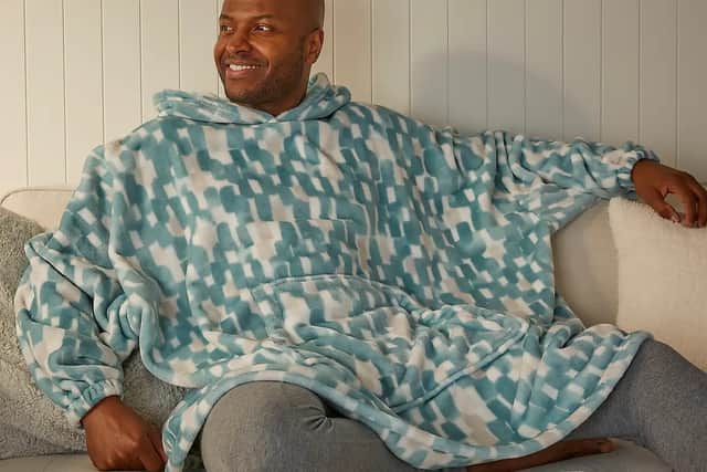 Oversized Geo Hoodie