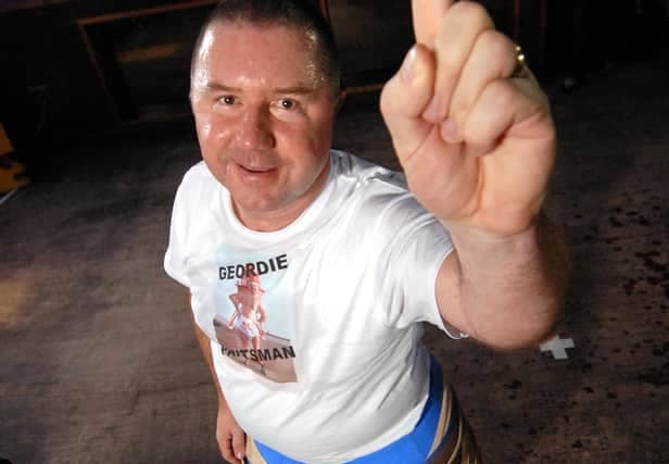Gary Craig who set a new world record for underpants wearing.