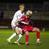 Charlie Waller in action against Accrington