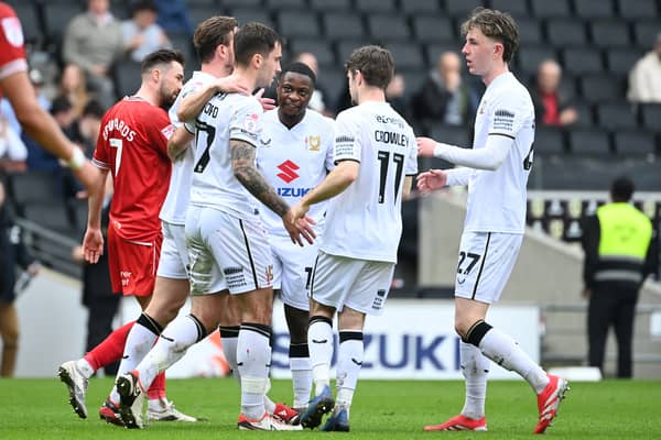 How we rated the MK Dons players after the win over Morecambe