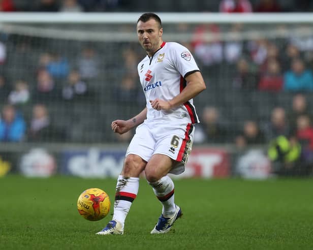 Antony Kay made 161 appearances for MK Dons from 2012-16