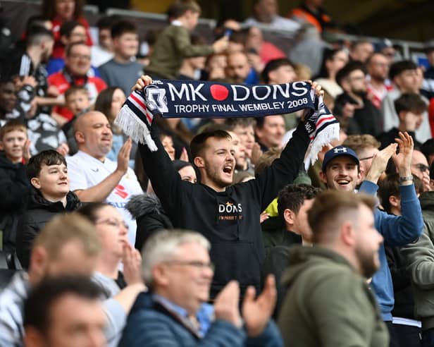 MK Dons supporters