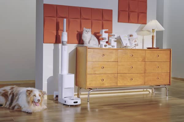 The SwitchBot K10+ Pro Combo is a robot vacuum and a handheld in one