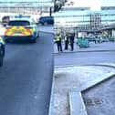 Huge police presence in Milton Keynes as police shoot man dead.