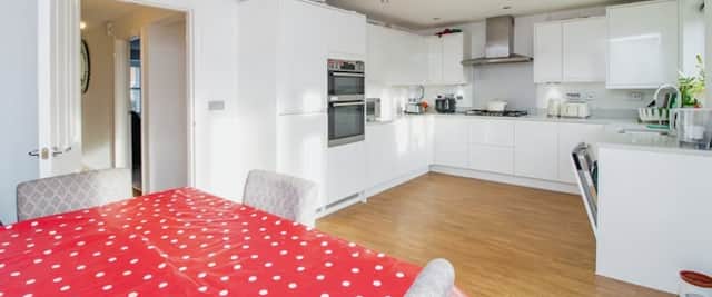 The kitchen at Curacao Crescent