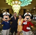 Emma and Matt Willis on board a Disney Cruise Line