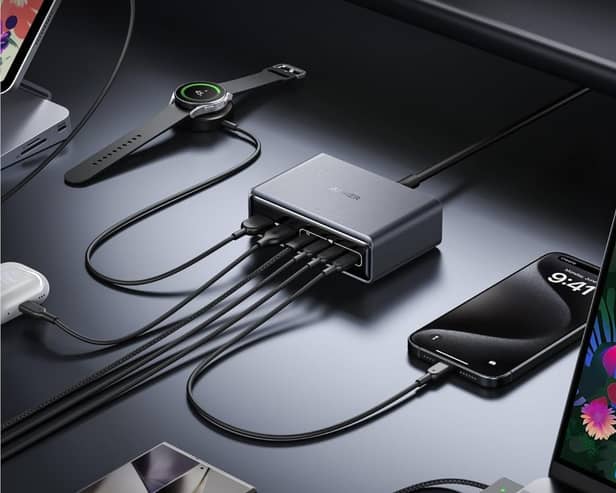 Anker's 200w desktop charging station can charge up to six devices simultaneously 