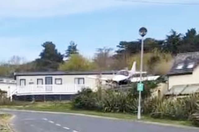 Plane crashes at Isle of Wight holiday park.