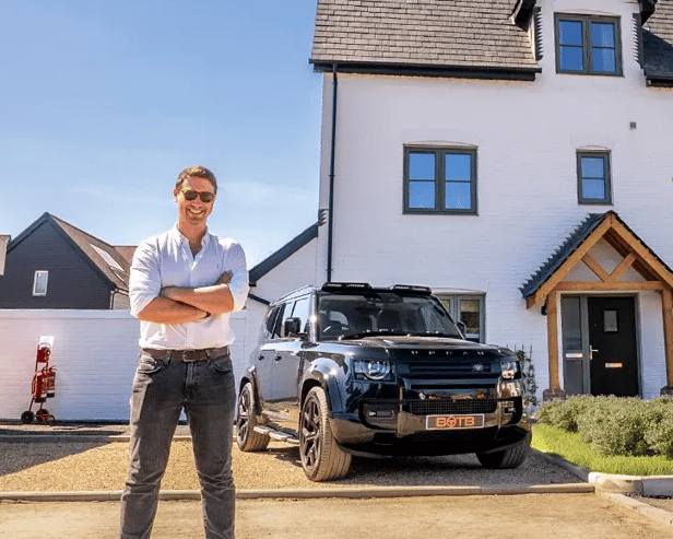 The Hampshire home is a new-build, in a stunning new development